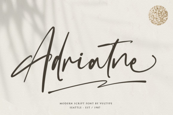 Adriatne: A Versatile Handwritten Font for Modern Editorial Design