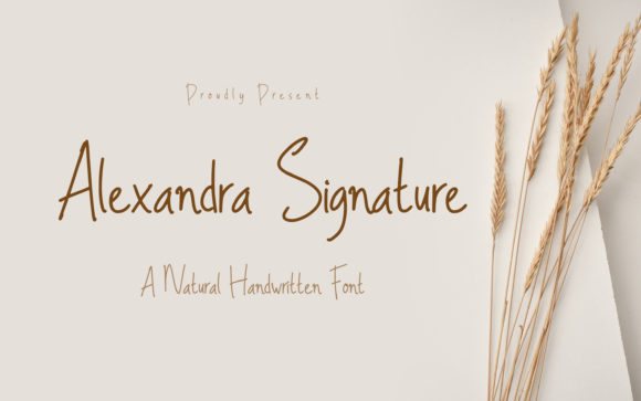 Alexandra Signature: The Modern Script Font for Campaigns