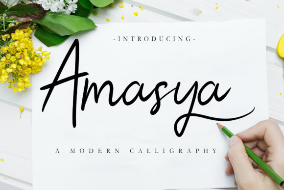 Amasya: A Handwritten Font That Brings Personality to Digital Pages