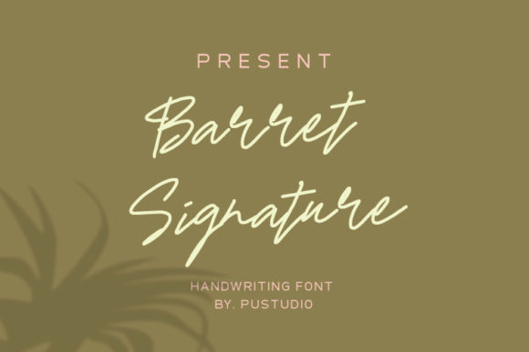 Barret Signature: A Fresh Handwritten Font for Modern Editorial Design