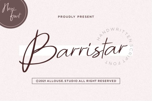 Barristar: A Stylish Script Font for Your Brand