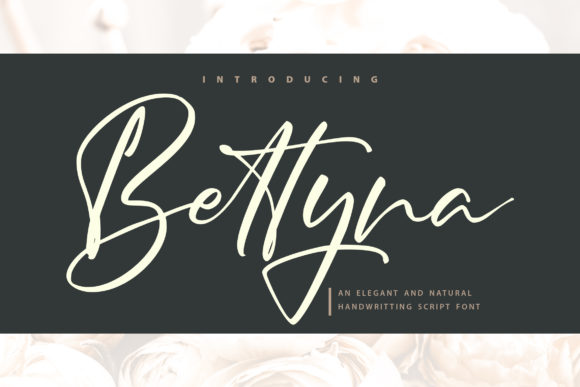 Bettyna: A Romantic Script Font for Brand Identity