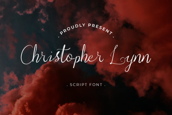 Christopher Lynn: A Stylish Script Font for Crafters and Product Designers