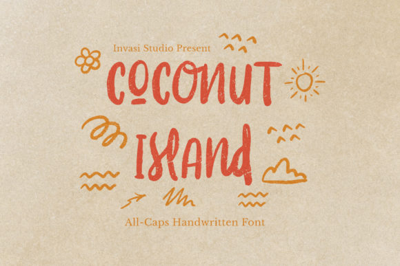Coconut Island: A Trendy Handwritten Font for Small Business