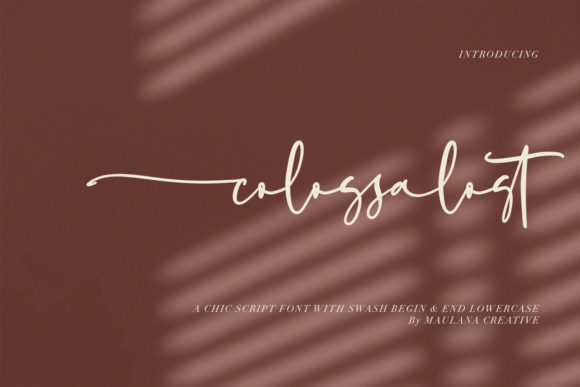 Colossalost: A Handwritten Font That Elevates Editorial Design