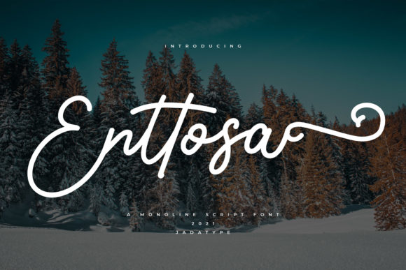 Enttosa: A Handwritten Font for Your Brand