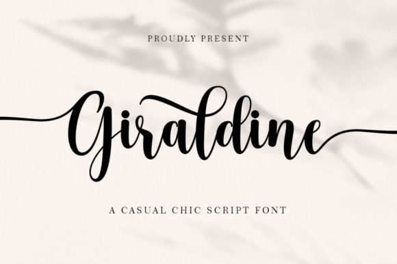 Giraldine: A Romantic Script Font for Modern Web Design