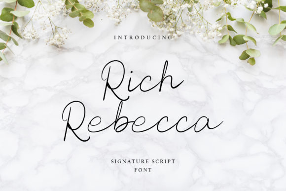 How Rich Rebecca Transformed My Bakery’s Brand with Elegant Script Typography