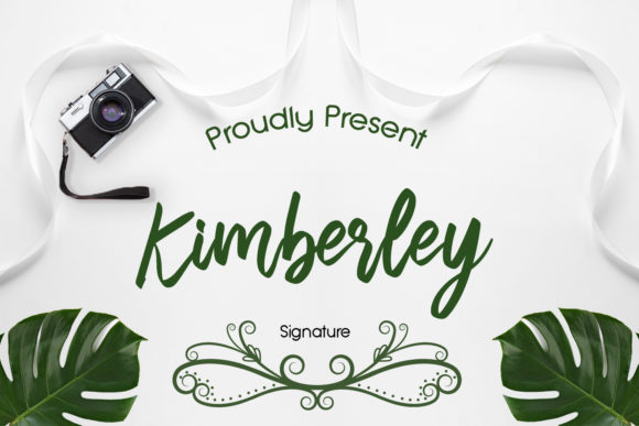 Kimberley: A Modern Script Font for Editorial Design