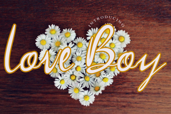 Love Boy: A Romantic Script Font for Crafters & Makers