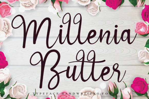 Millenia Butter: A Handwritten Font That Elevates Small Business Branding