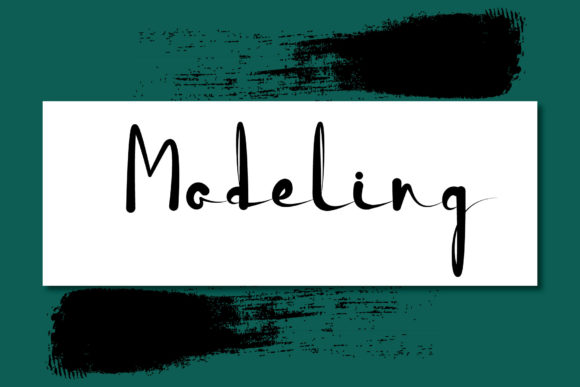 Modeling: A Handwritten Font for Editorial Design