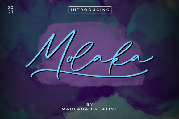 Molaka: A Delicate Script Font for Modern Web Design