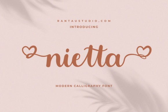 Nietta: A Delicate Handwritten Font for Editorial Design