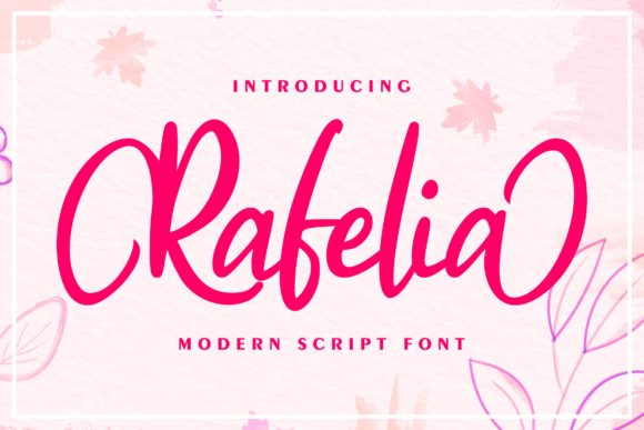 Rafelia Font: A Sweet Touch for Your Brand’s Visual Identity