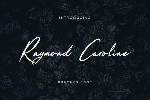 Raymond Caroline: A Stylish Script Font for Handmade Labels, Invitations, and More