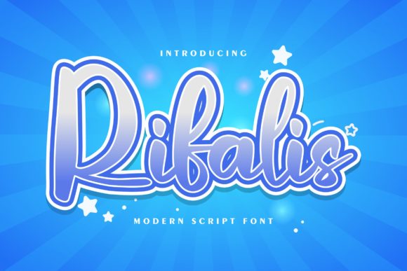 Rifalis: A Quirky Script Font for Crafty Creators and Small Business Branding