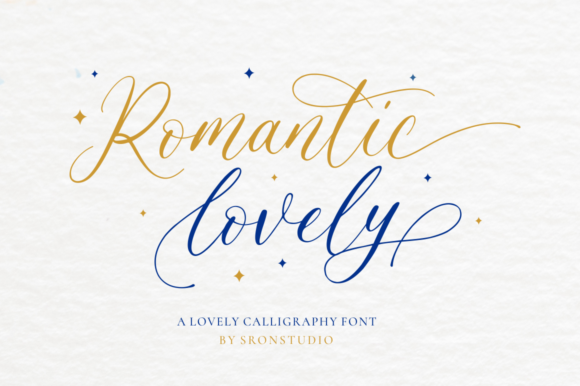 Romantic Lovely: A Script Font for Modern Web Design