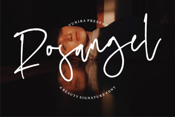 Rosangel: A Warm Script Font for Editorial Design