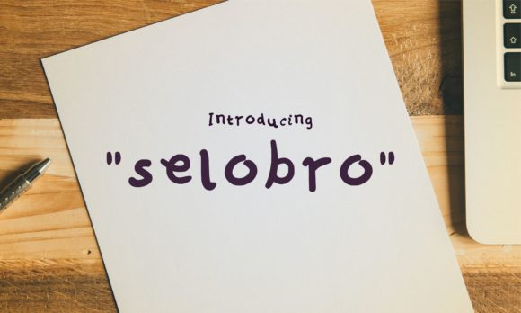 Selobro: A Handwritten Font for Modern Editorial Design