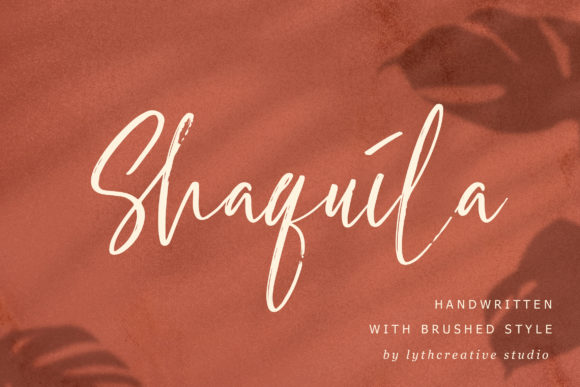 Shaquila: The Handwritten Font for Campaigns
