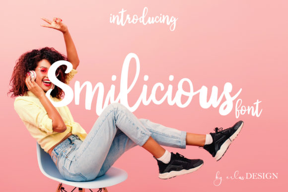 Smilicious: A Modern Script Font for Editorial Design