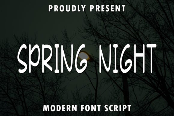 Spring Night: A Handwritten Font for Modern Web Design