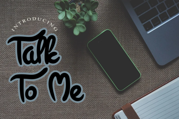 Talk to Me: A Warm Handwritten Font for Editorial Design