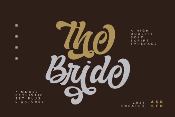 The Bride: A Bold Handwritten Font for Your Brand